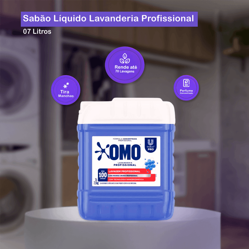Sabão Líquido OMO 7 Litros
